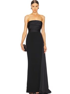 Black formal long dress from Revolve